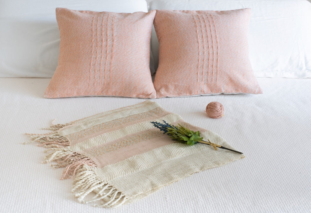 Arrayan 4: Bed scarf and cover pillows set